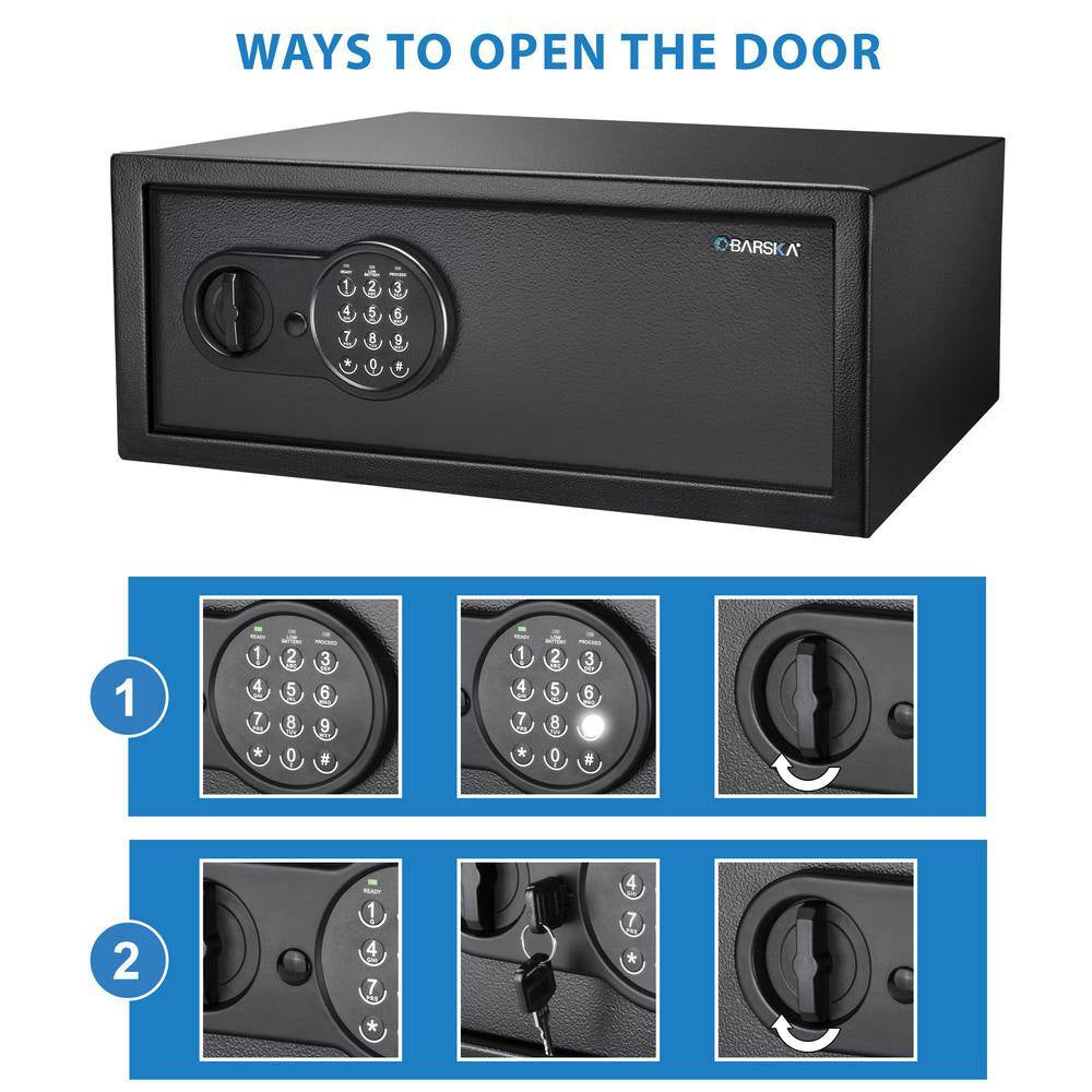 Digital Keypad Security Safe, 1.2 Cu. Ft.