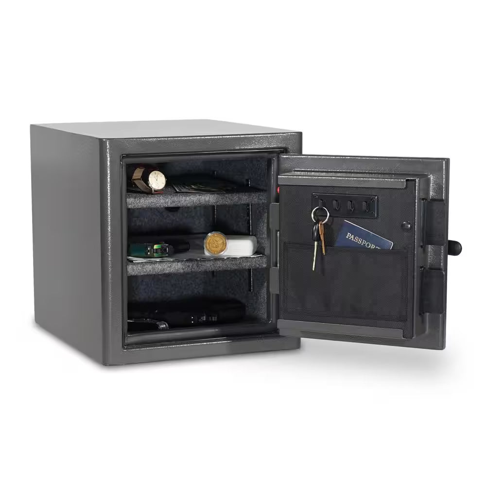 Diamond 1.32 Cu. Ft. Fireproof/Waterproof Home & Office Safe with Electronic Lock, Dark Gray Hammertone Finish