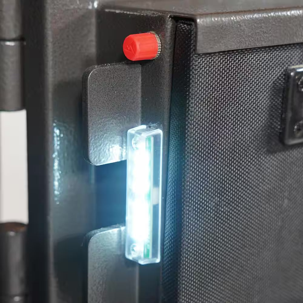 Diamond 1.32 Cu. Ft. Fireproof/Waterproof Home & Office Safe with Electronic Lock, Dark Gray Hammertone Finish