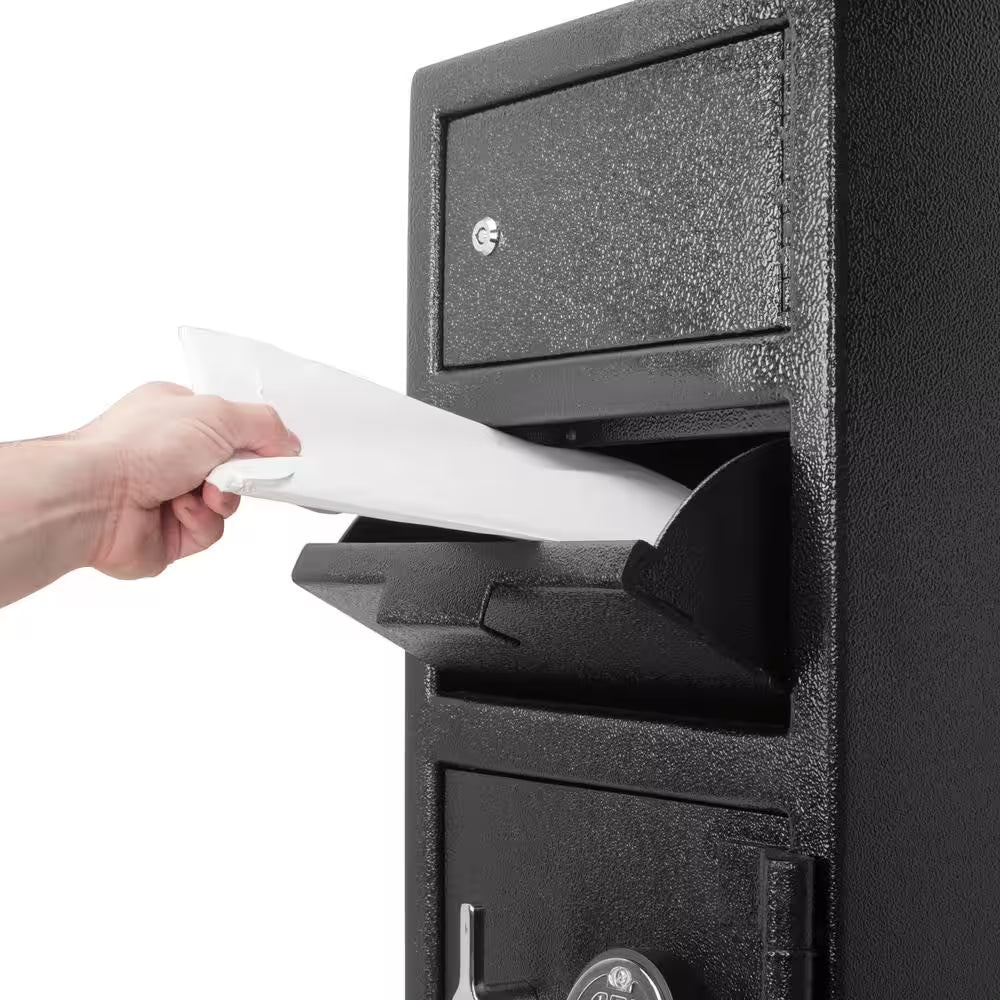 Large Locker Depository Safe with Digital Keypad, 0.72 and 0.78 Cu. Ft.