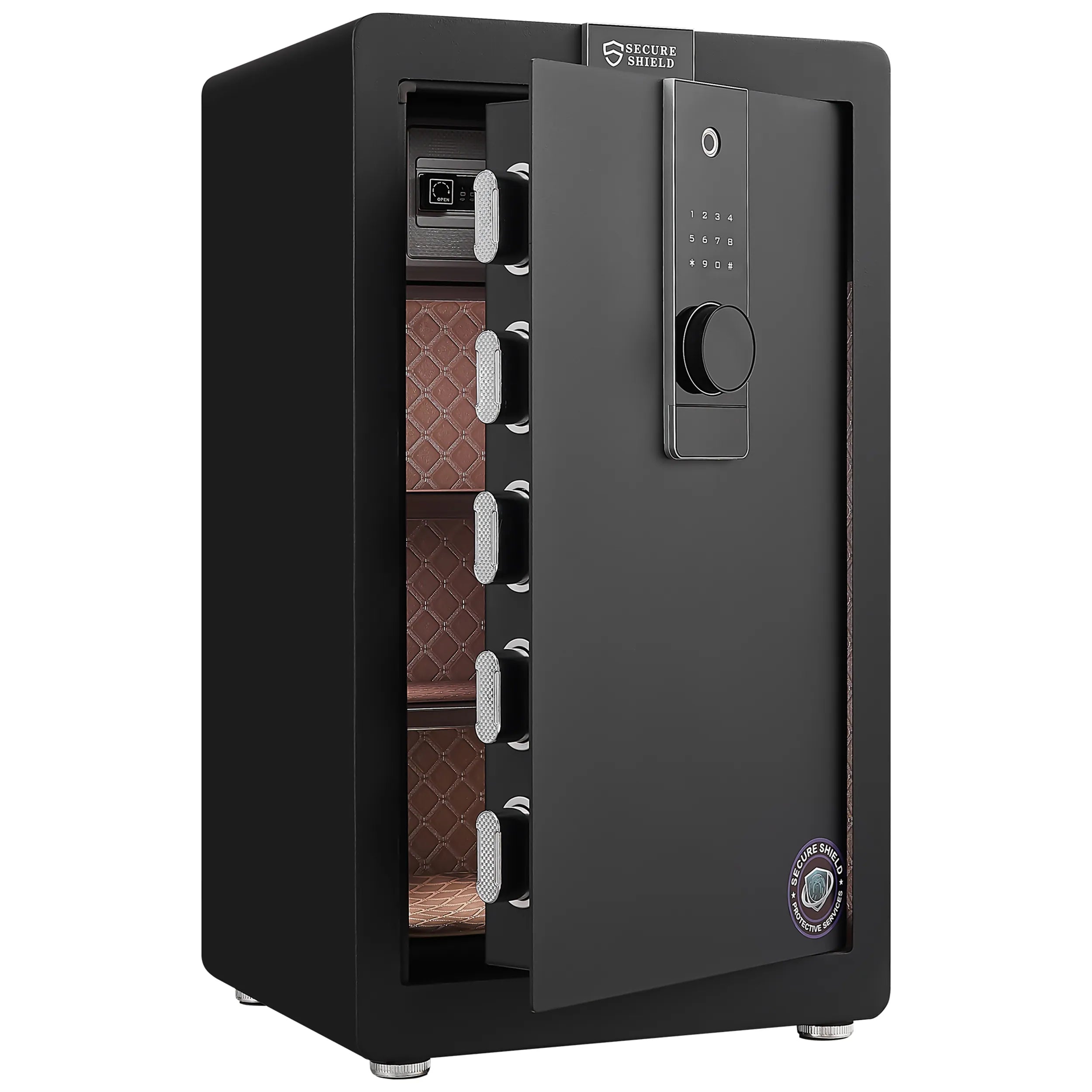 Large Digital Home Safe with Programmable Keypad and LED Light
