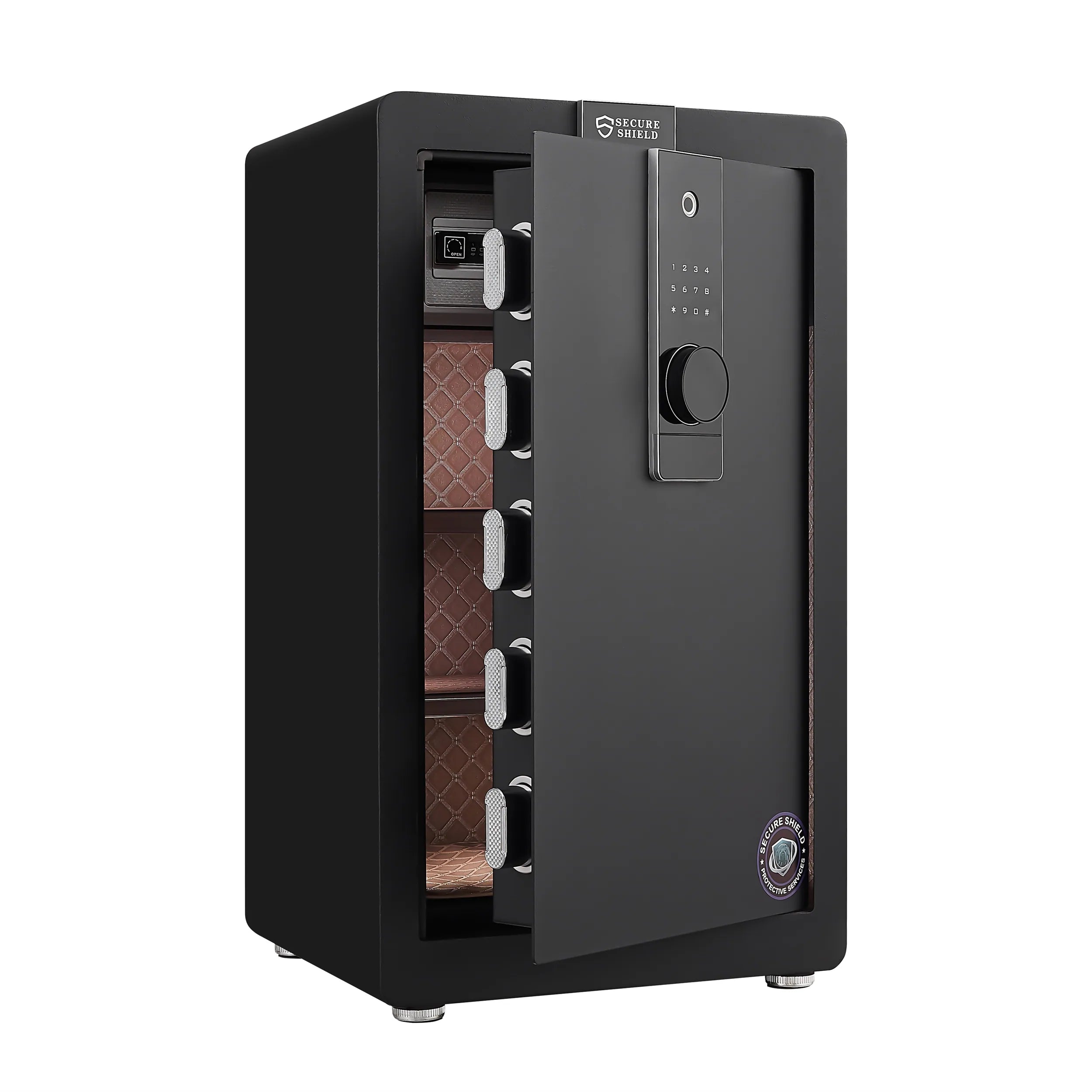 Large Digital Home Safe with Programmable Keypad and LED Light