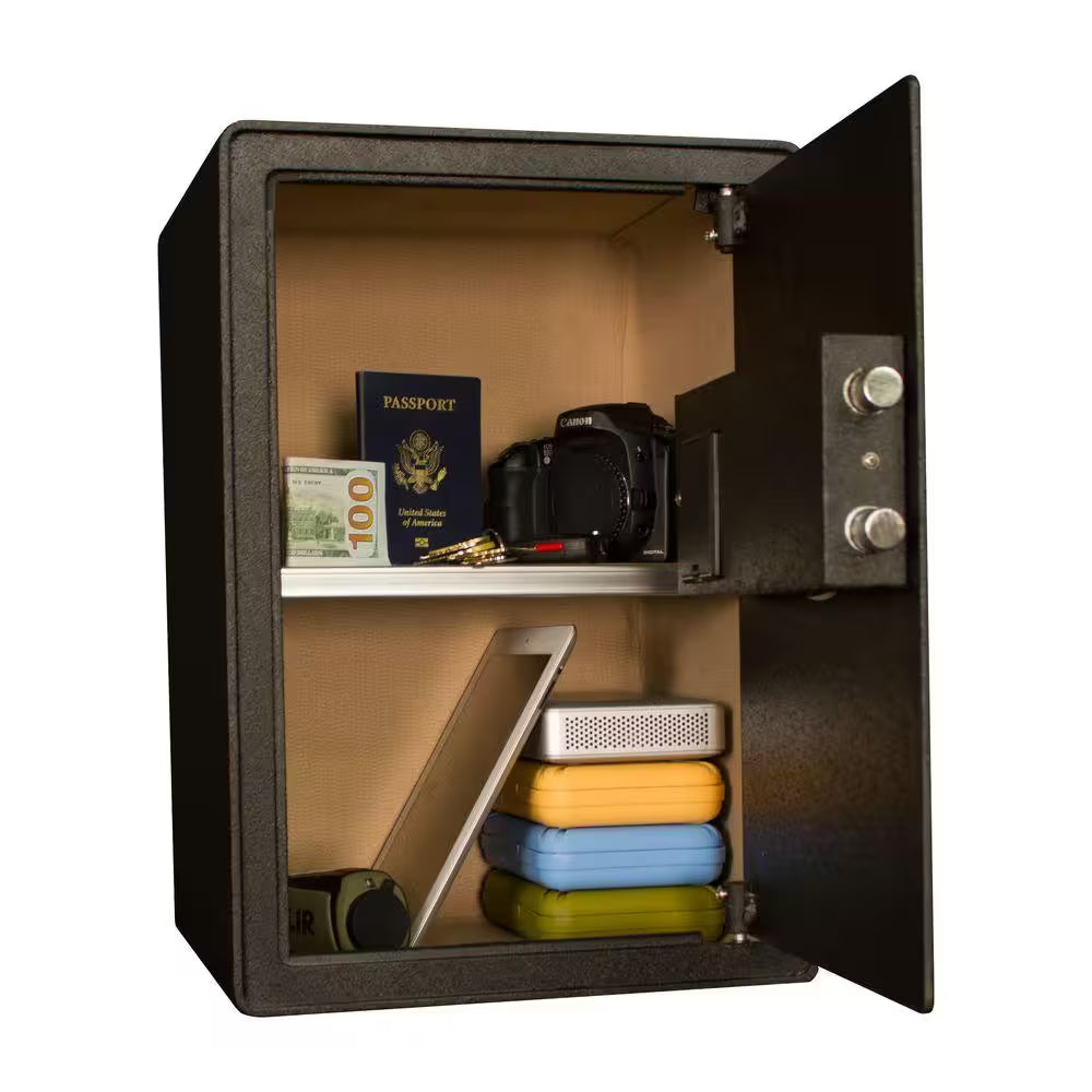 S Series 1.91 Cu. Ft. All Steel Security Safe with Biometric Lock, Textured Black