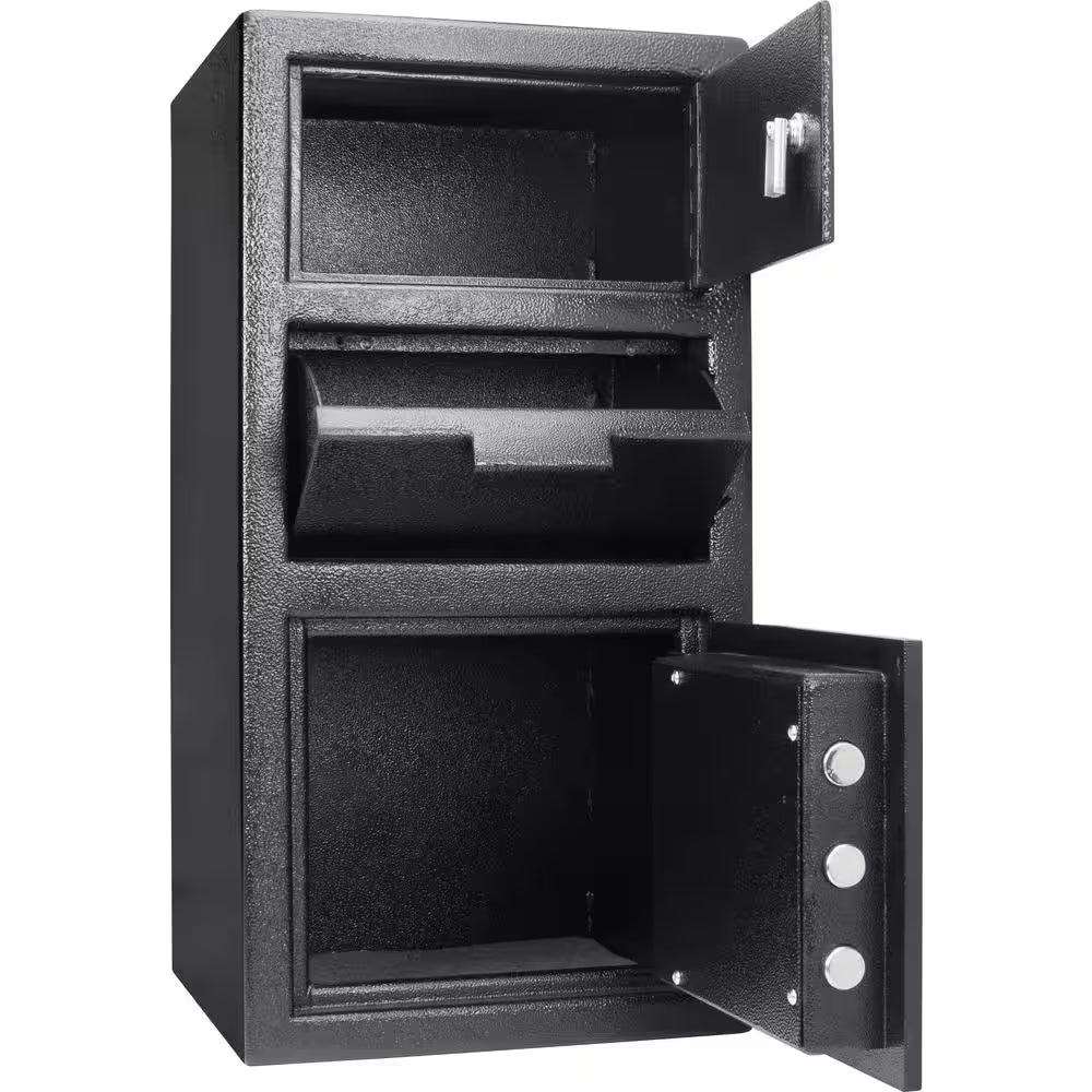 Large Locker Depository Safe with Digital Keypad, 0.72 and 0.78 Cu. Ft.