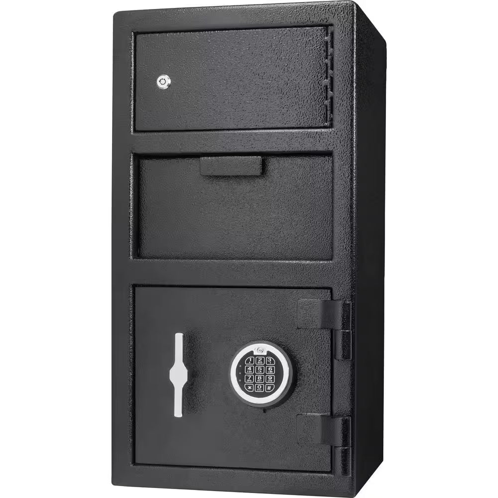 Large Locker Depository Safe with Digital Keypad, 0.72 and 0.78 Cu. Ft.