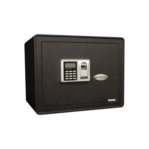 1.21 Cu. Ft. All Steel Security Safe with Biometric Lock, Textured Black