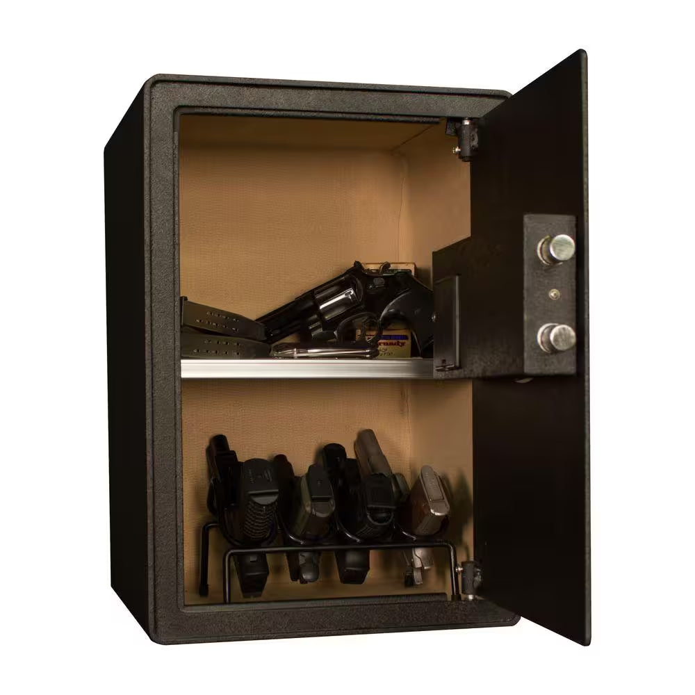 S Series 1.91 Cu. Ft. All Steel Security Safe with Biometric Lock, Textured Black