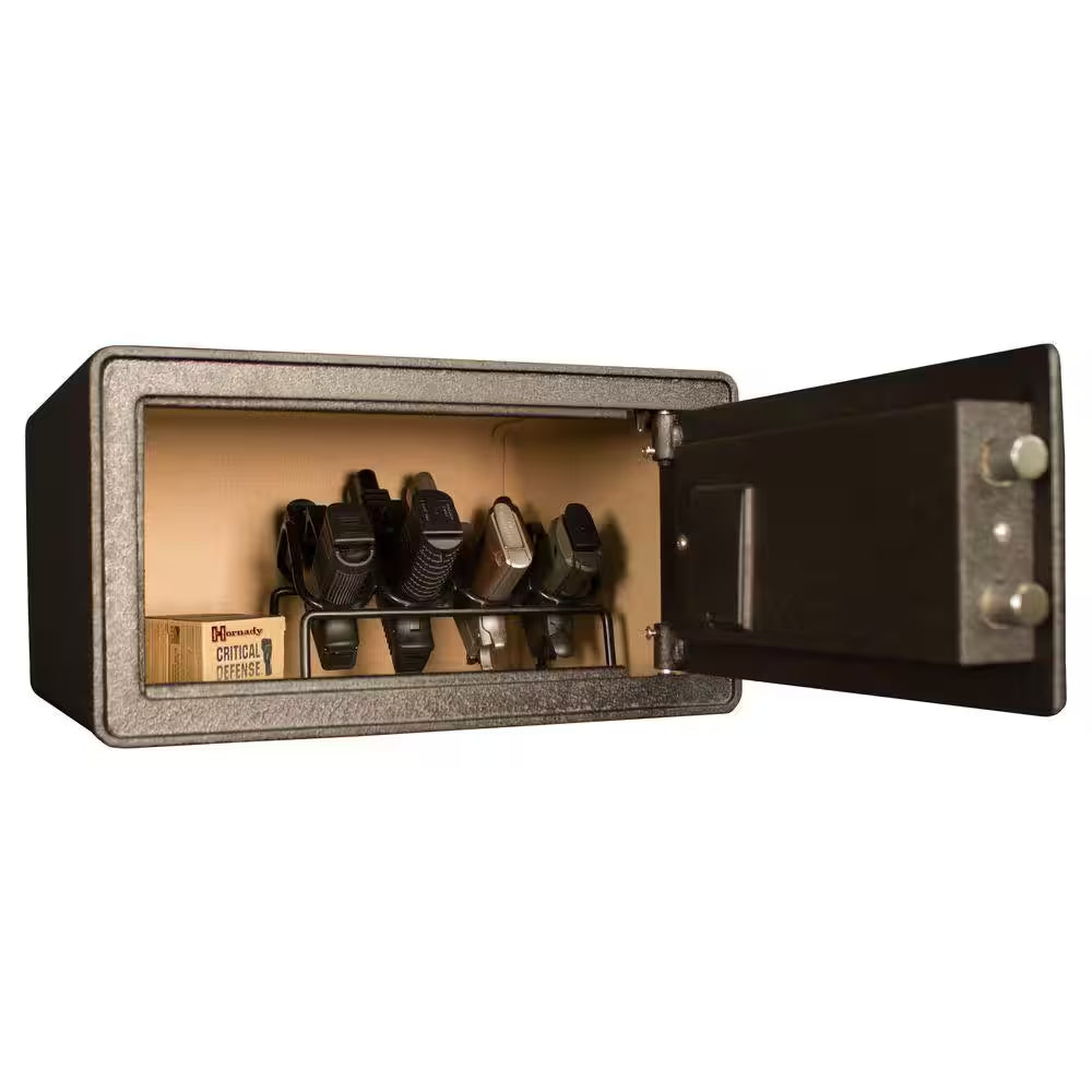 S Series 1.27 Cu. Ft. All Steel Security Safe with Biometric Lock, Textured Black