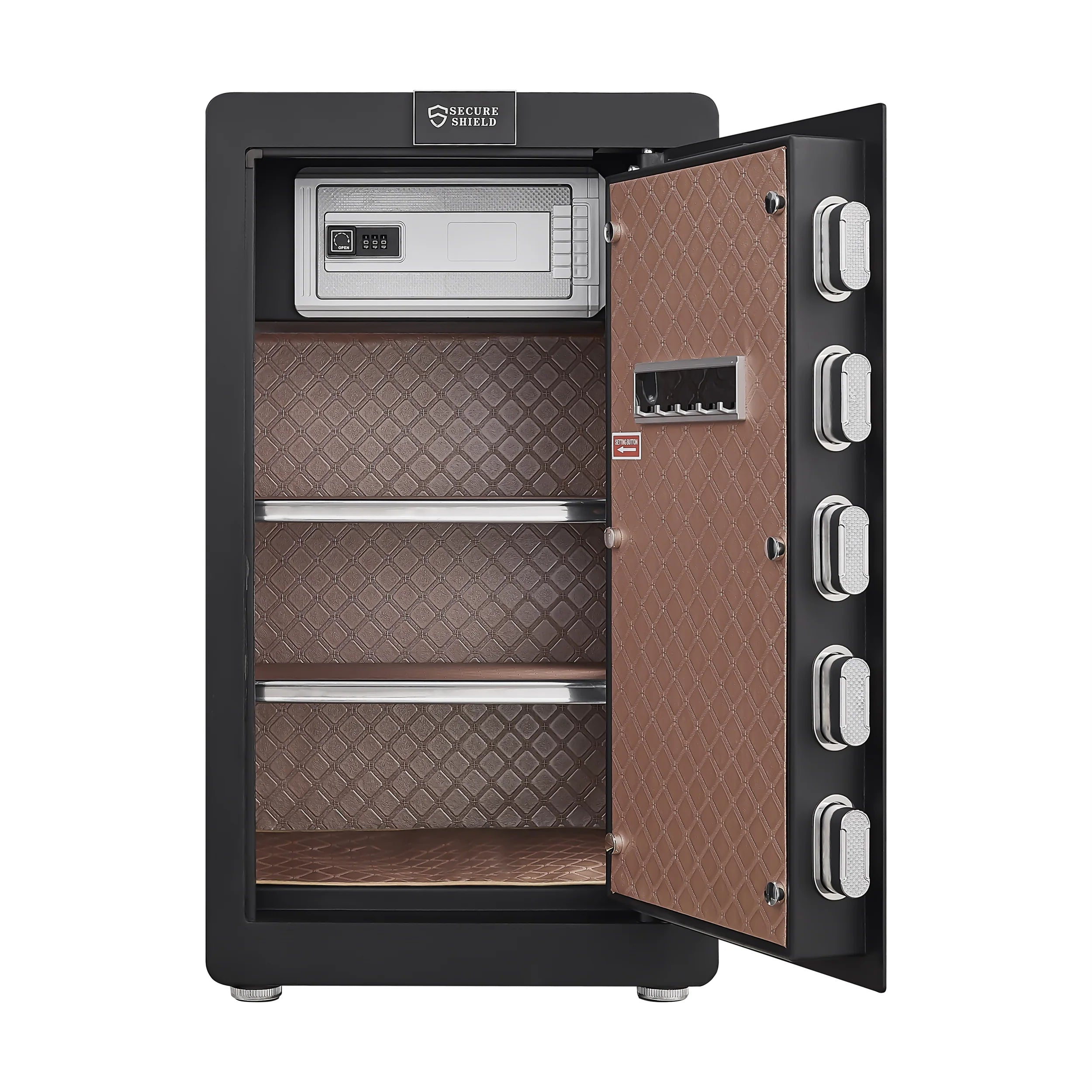 Large Digital Home Safe with Programmable Keypad and LED Light