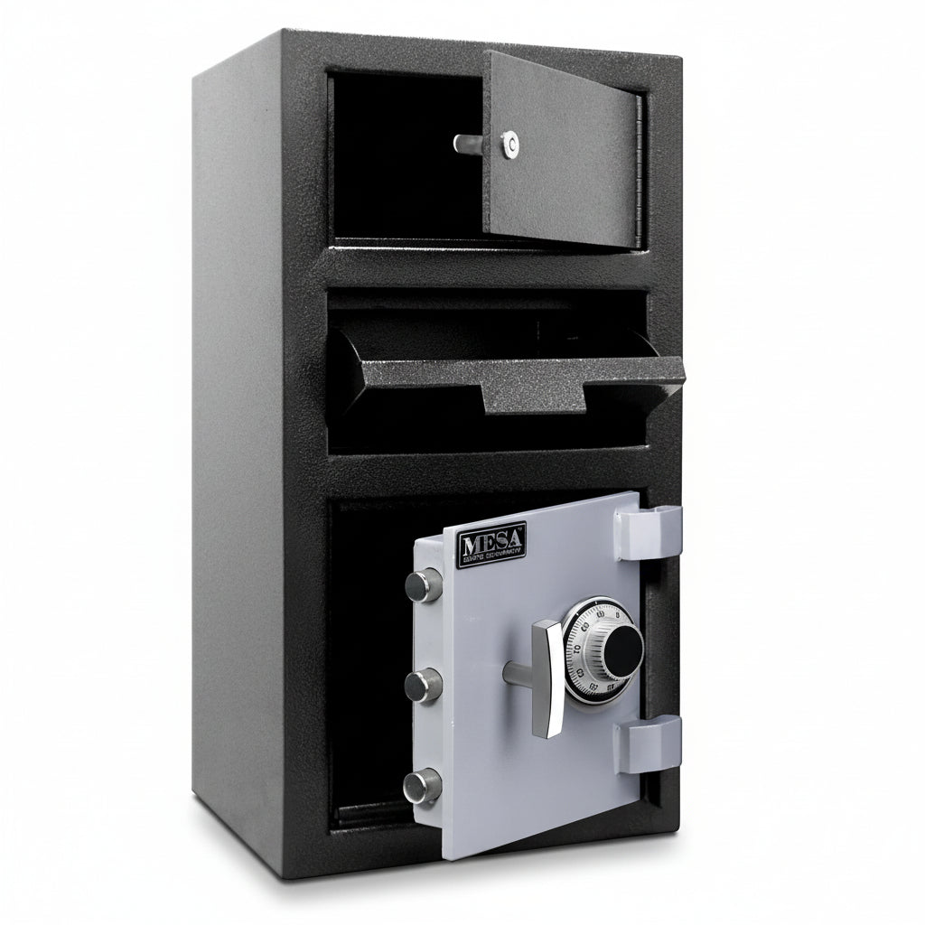 Mesa Safe MFL2014C-OLK Depository Safe 1.5 Cu Ft with Mechanical Lock, Exterior Locker
